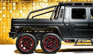Mercedes-Benz G 63 AMG BRABUS XLP 900 6x6 ADVENTURE черного цвета 2025 года на 24 колёсах фото 4