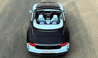 Bentley Continental GT GTX III голубого цвета 2025 года на 22 колёсах фото 5