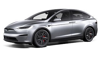 Tesla Model X Plaid (рестайлинг 2025) серебристого цвета 2025 года фото 1